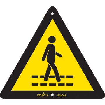 Pedestrian Safety Lane CSA Safety Sign