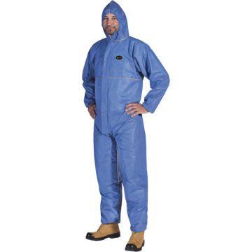 Flame-Resistant SMS Disposable Coveralls