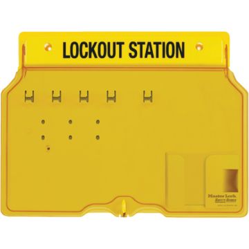 Trilingual Covered Lock Station