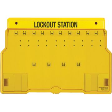 Trilingual Covered Lock Station