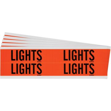 "Lights" Conduit & Voltage Labels