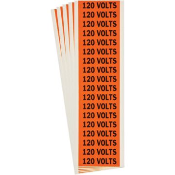 "120 Volts" Conduit & Voltage Labels