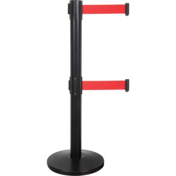 Dual Belt Crowd Control Barrier