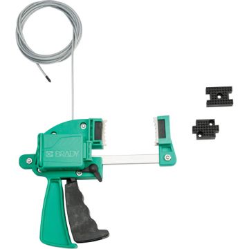 Green Clamping Cable Lockout