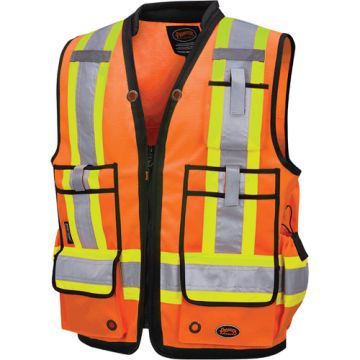 High Visibility 1200D Surveyor's Vest