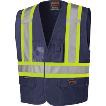 Safety Vest with Adjustable Sides