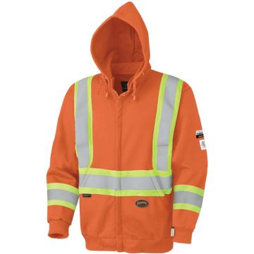 Flame-Resistant Zip-Style Safety Hoodie