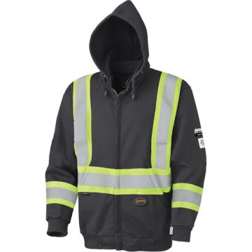 Flame-Resistant Zip-Style Safety Hoodie