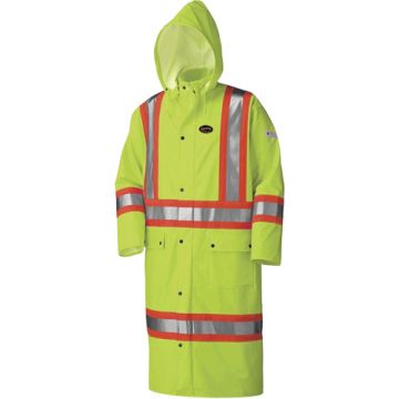 Flame-Resistant Long Waterproof Coat