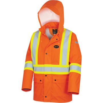 High-Visibility FR Waterproof Safety Jacket