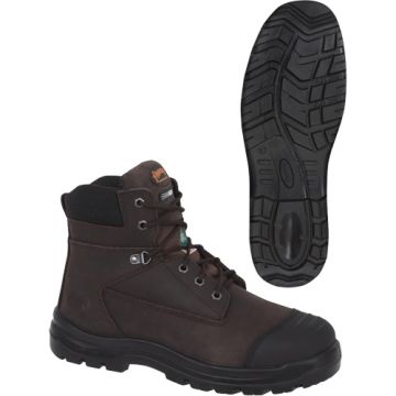 Brown 6" Work Boots