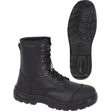 Black 8" Work Boots