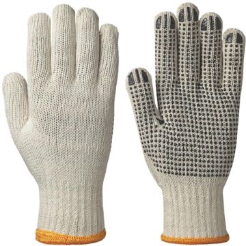 Knitted Dotted-Palm Gloves