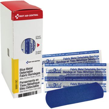 Fabric Blue Detectable Bandages