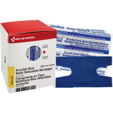 Knuckle Blue Detectable Bandages