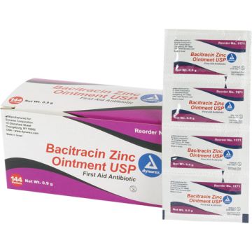 Bacitracin Zinc First Aid Packets