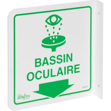 90° Projecting "Bassin Oculaire" Sign