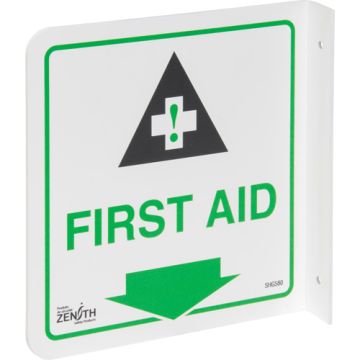 90° Projecting "First Aid" Sign