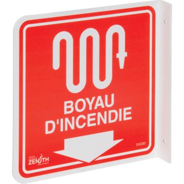 90° Projecting "Boyau d'Incendie" Sign