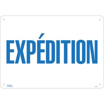 "Expédition" Sign