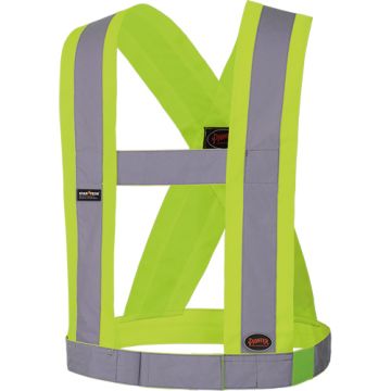 High-Visibility 4" Wide Adjustable Safety Sash