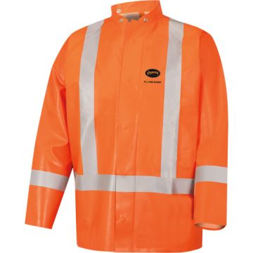 Super Heavy-Duty FR/Arc Resistant Safety Rain Jacket