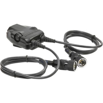 PELTOR™ DUAL Push-To-Talk Adapter for Military Radios with 6-PIN MIL-C-55116 Connector