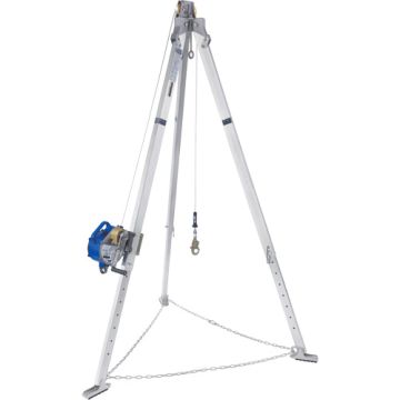 Confined Space Aluminum Tripod with 3-Way SRL 8301098