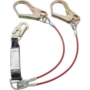 PVC-Coated Shock Absorbing Lanyard