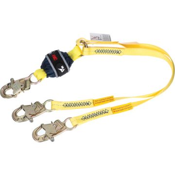 Twin-Leg Web Shock-Absorbing Lanyard