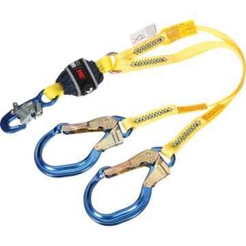 Twin-Leg Web Shock-Absorbing Lanyard