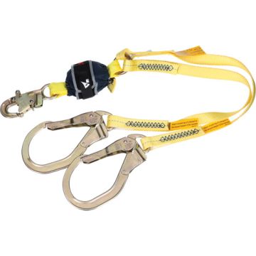 Twin-Leg Web Shock-Absorbing Lanyard