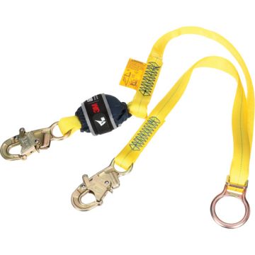 Tie-Back Web Shock-Absorbing Lanyard