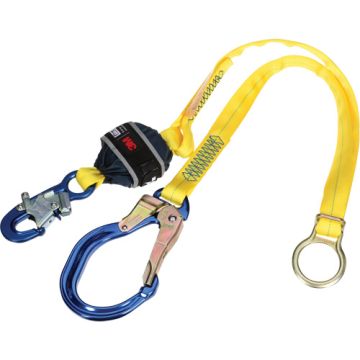 Tie-Back Web Shock-Absorbing Lanyard