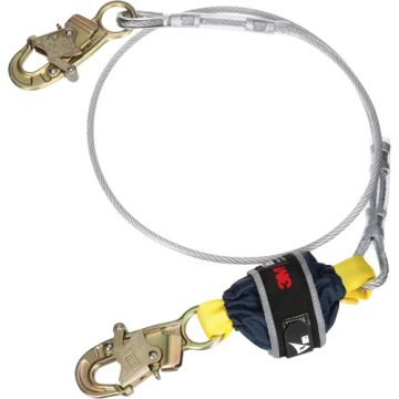 Cable Shock-Absorbing Lanyard