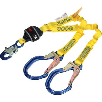 Twin-Leg Stretch Web Shock-Absorbing Lanyard