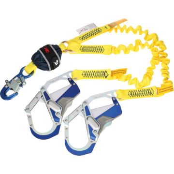 Twin-Leg Stretch Web Shock-Absorbing Lanyard