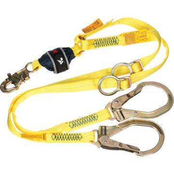 Twin-Leg Tie-Back Web Shock-Absorbing Lanyard