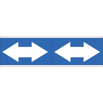 Dual Direction Arrow Pipe Markers