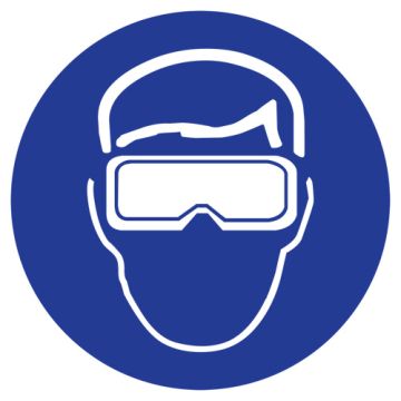 Right to Know Pictogram Labels - Safety Goggles