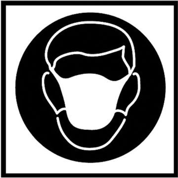 Right to Know Pictogram Labels - Dust Mask