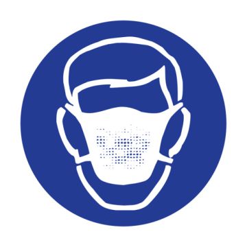 Right to Know Pictogram Labels - Dust Mask