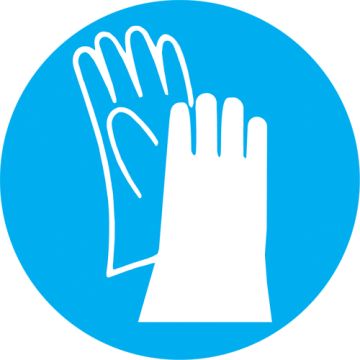 Right to Know Pictogram Labels -Gloves