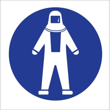 Right to Know Pictogram Labels - Full Protection Suit