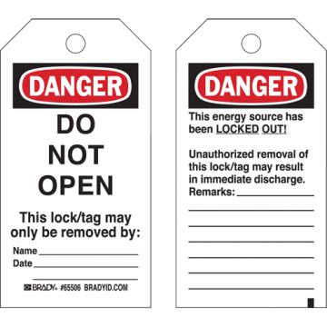 Lockout Tags