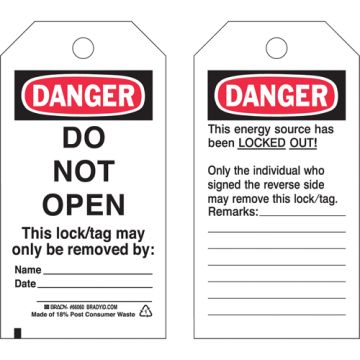 Lockout Tags