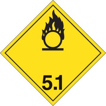 Oxidizing Substances TDG Placard