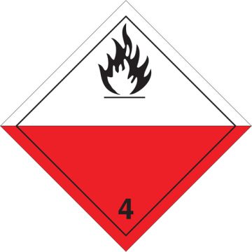 Spontaneous Combustibles TDG Placard