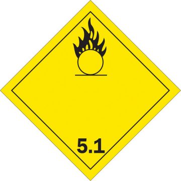 Oxidizer TDG Placard