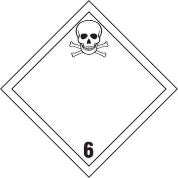 Poisonous Materials TDG Placard